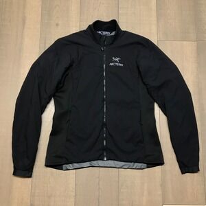 Arc'teryx Jacket Womens Size L Black Atom LT Hiking Gorp Outdoor Lightweight